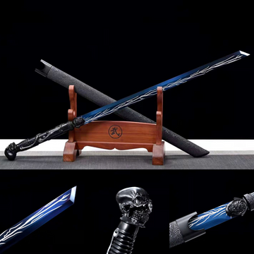 The Kaze Ganami Handmade Ninjato Manganese Steel-Romance of Men